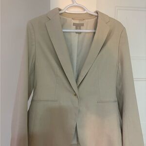 Y2K old H&M Cream Linen Blazer size M